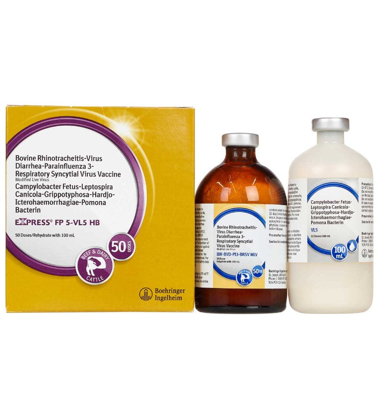 Express FP 5-VL5 HB Cattle Vaccine – Midwest Veterinary Service