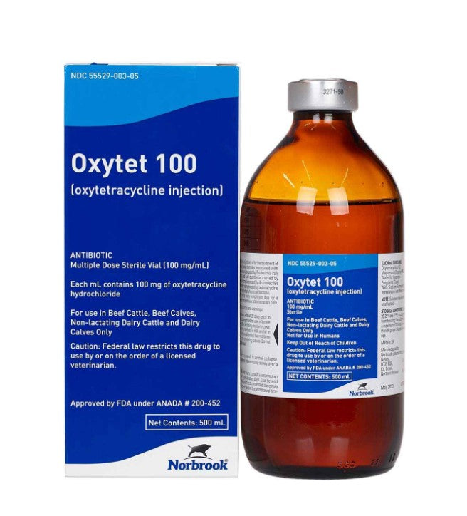 Oxytet 100 (Oxytetracycline) for Cattle Midwest Veterinary Service