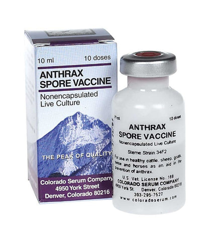 Anthrax Livestock Vaccine