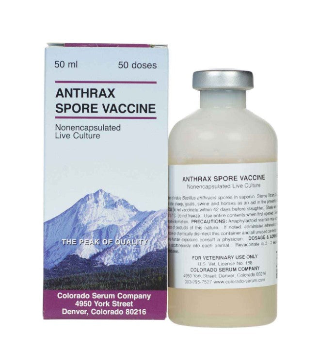 Anthrax Livestock Vaccine