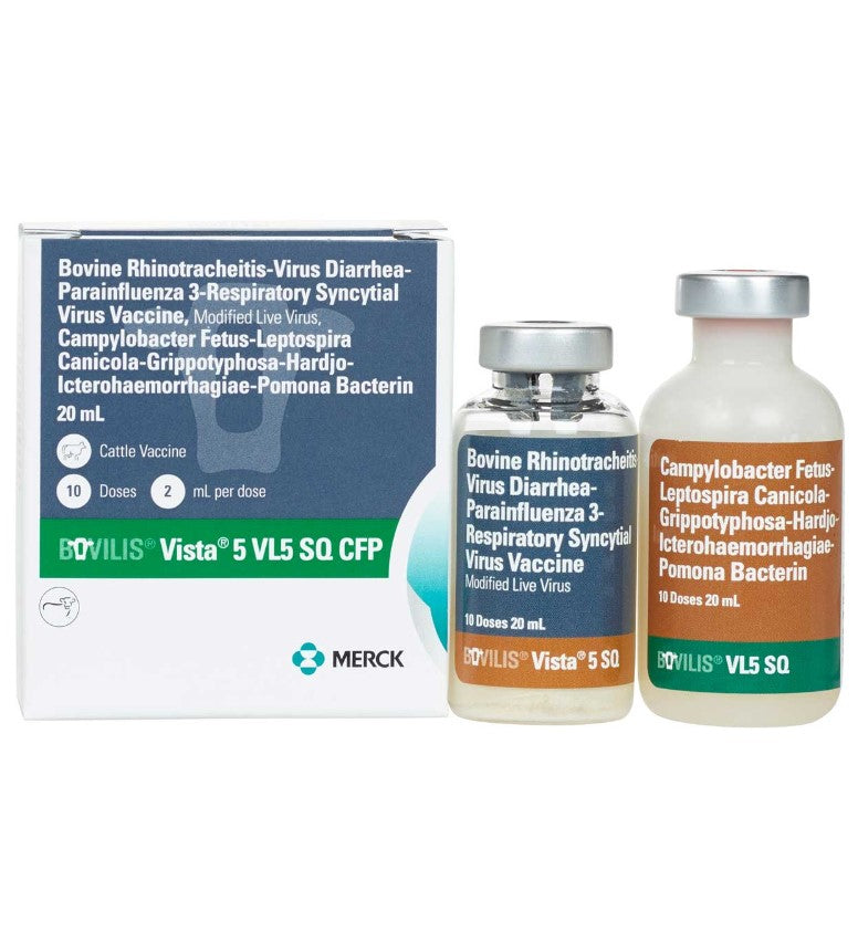 Bovilis Vista 5 VL5 SQ CFP Cattle Vaccine – Midwest Veterinary Service