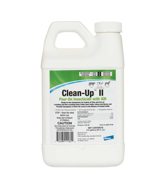 Clean-Up II Pour-On Insecticide with IGR