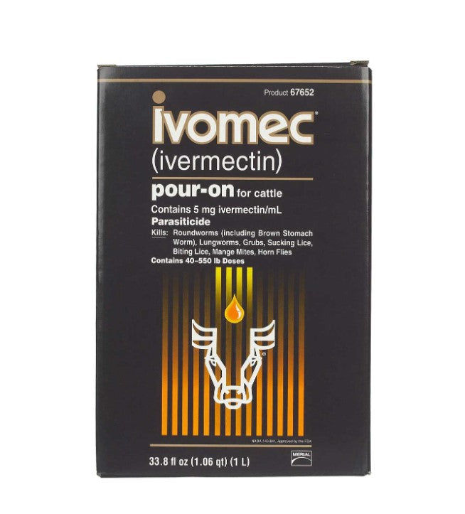 Ivomec Pour-On Parasiticide for Cattle