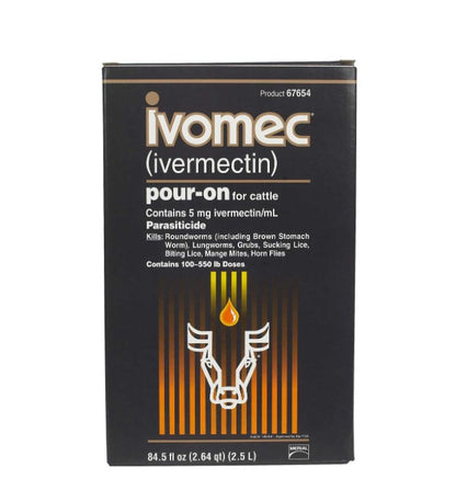 Ivomec Pour-On Parasiticide for Cattle