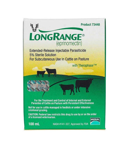 LongRange Extended-Release Parasiticide for Cattle