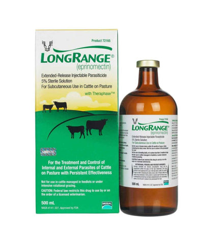 LongRange Extended-Release Parasiticide for Cattle