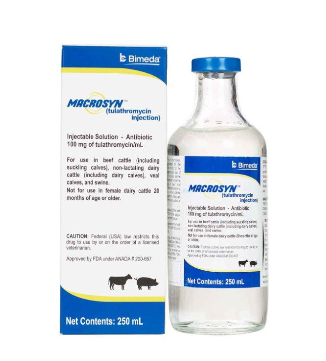 Macrosyn Tulathromycin for Cattle and Swine