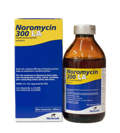 Noromycin 300 LA Oxytetracycline for Use in Animals