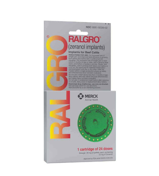 Ralgro for Beef Steers and Heifers