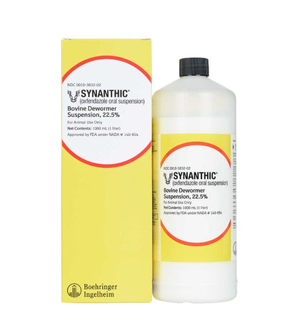 Synanthic Suspension 22.5% Bovine Dewormer