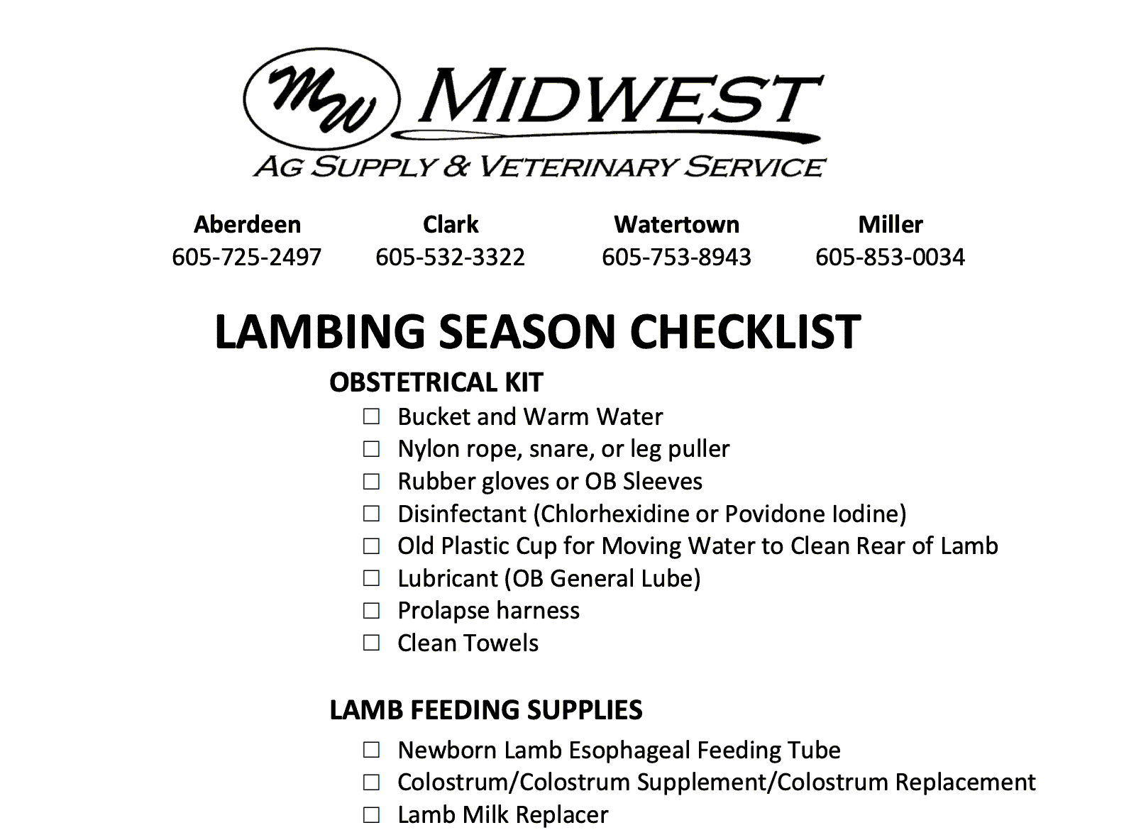 Midwest Veterinary Services | Your source for quality vet services, for both companion and production animals. Serving the Tri-State area of Iowa, Minnesota, South Dakota, and surrounding areas. We also offer a great selection of online veterinary supplies in our online store.